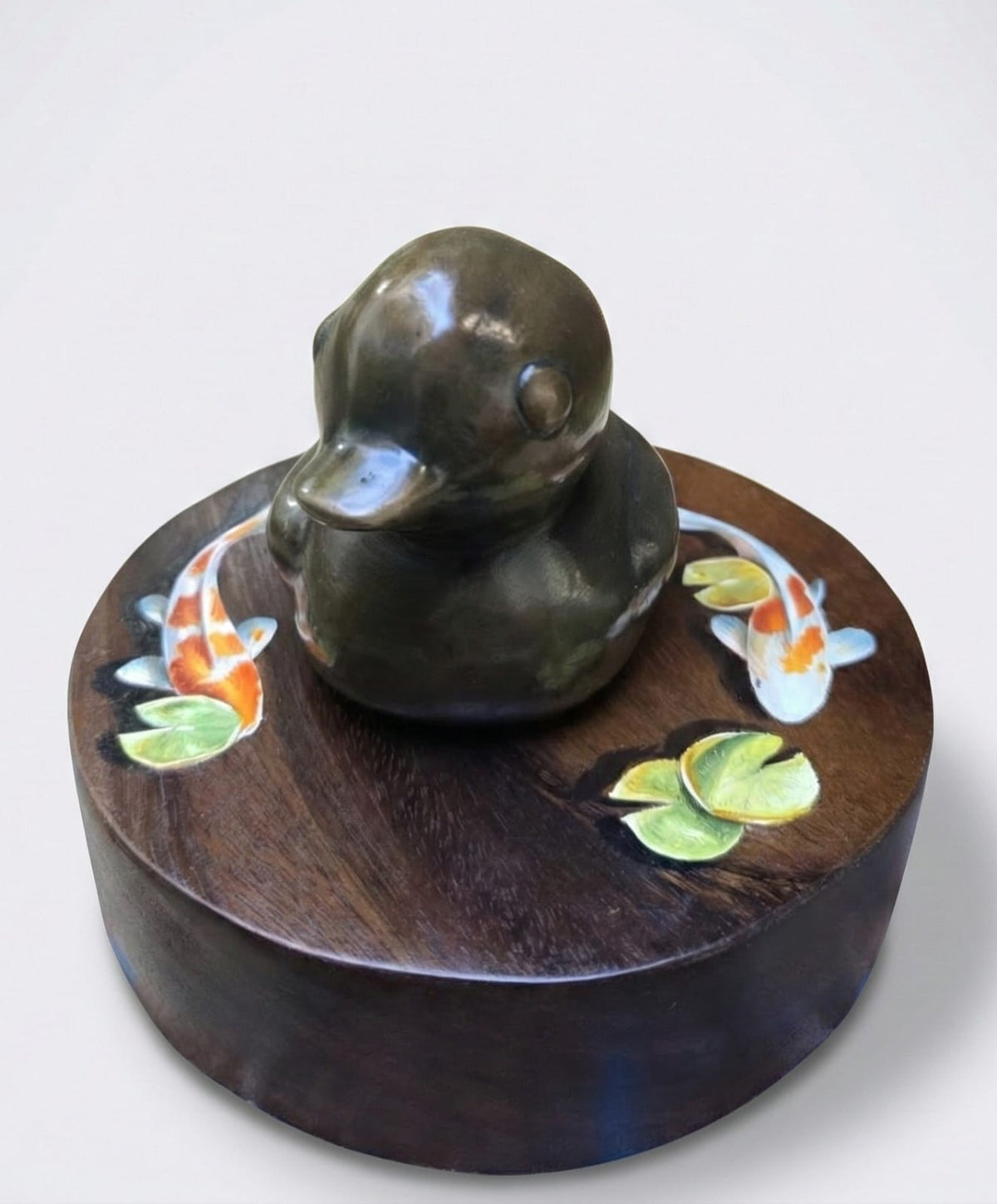 Dulce Luna – Castaways XI / Bronce a la cera perdida sobre parota intervenido – 15 x 18 cm – 1/1