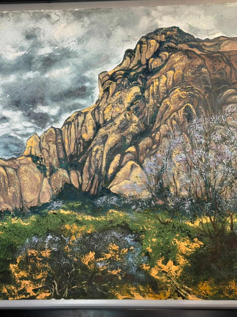 Bruno Schwebel – Tepozteco / Óleo sobre tela – 150 x 70 cm – 1/1