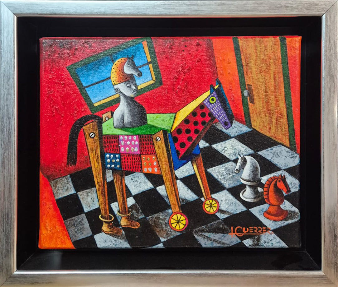 Ignacio Guerrero – Soñé que era un caballo / Acrílico sobre tela – 25 x 20 cm – 1/1