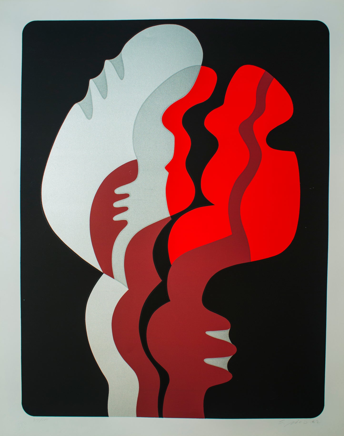 Enrique Rico – 5 / Serigrafía sobre papel – 57 x 72 cm – 45/100