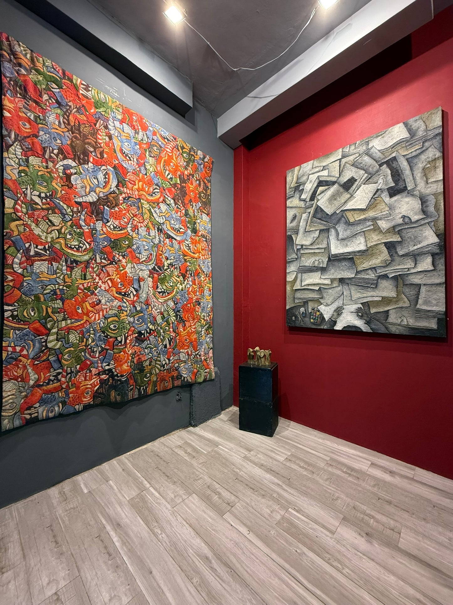 Ismael Vargas – Máscaras / Gobelino sobre tela – 210 x 290 cm – 1/1