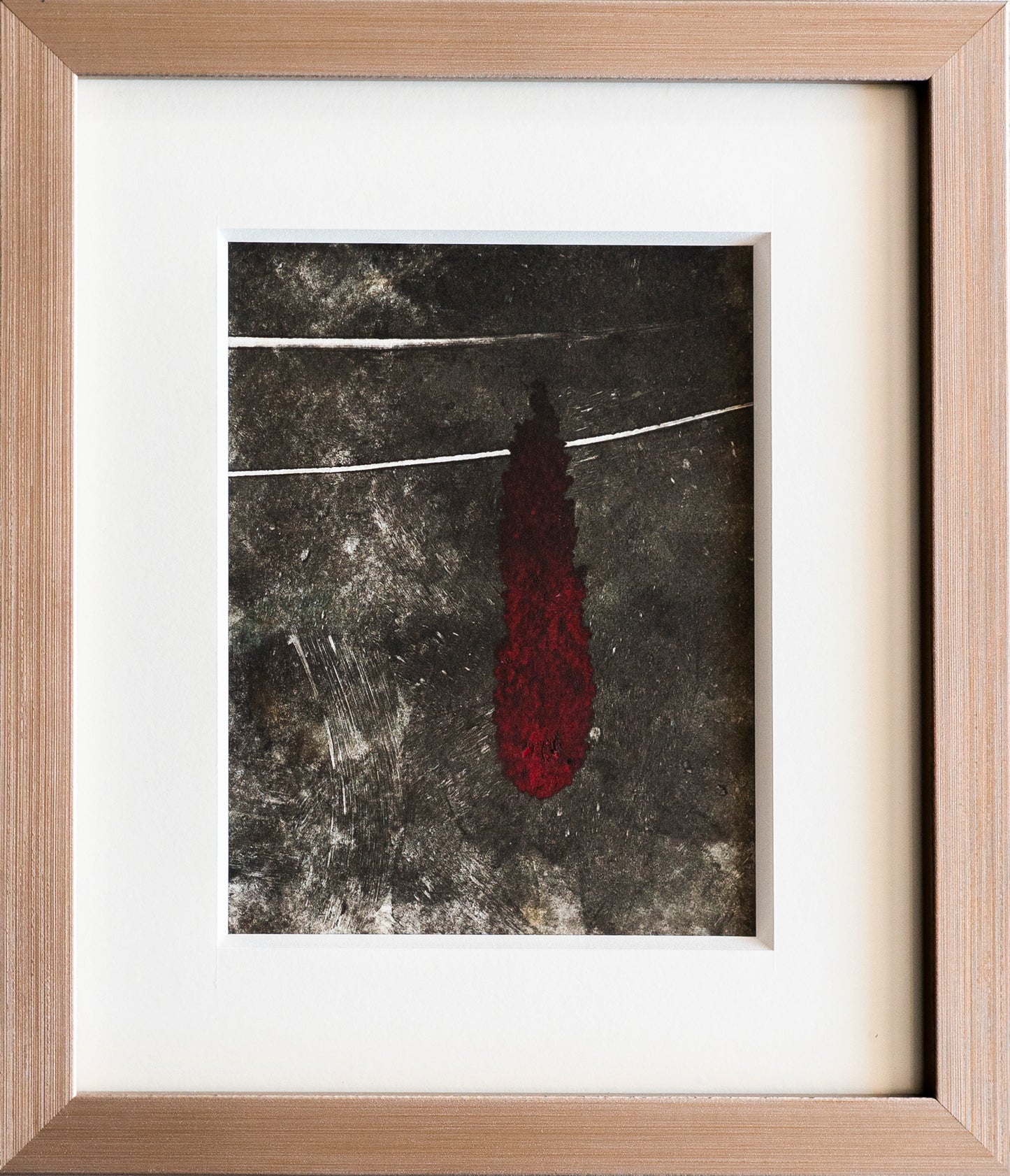 Carmen Alavalos – ST. Pasion y Alquimia / Mixta sobre papel – 15 x 20 cm – 1/1