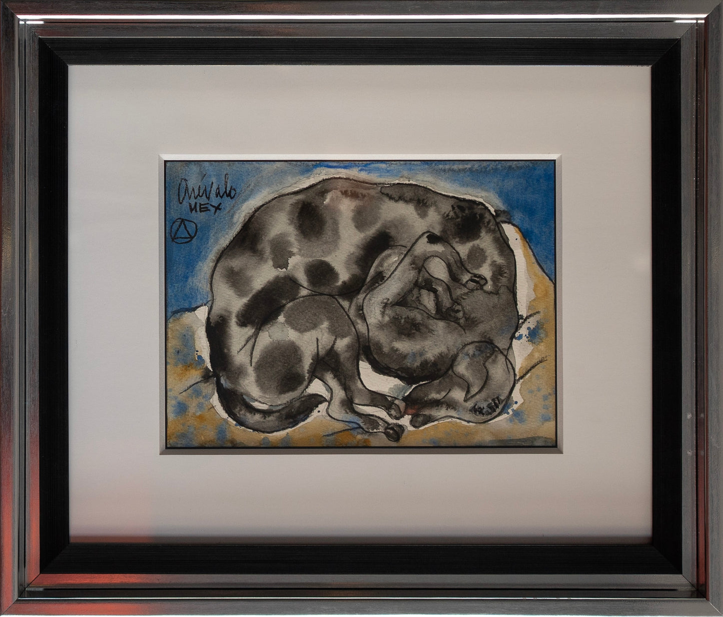 Javier Arévalo – El sueño de mi amigo / Acuarela sobre papel – 31 x 23 cm – 1/1