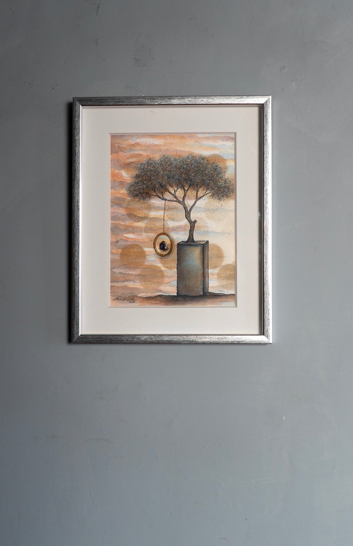 Blanca Garza - Lugar Mágico / Mixta sobre papel - 25 x 34 cm