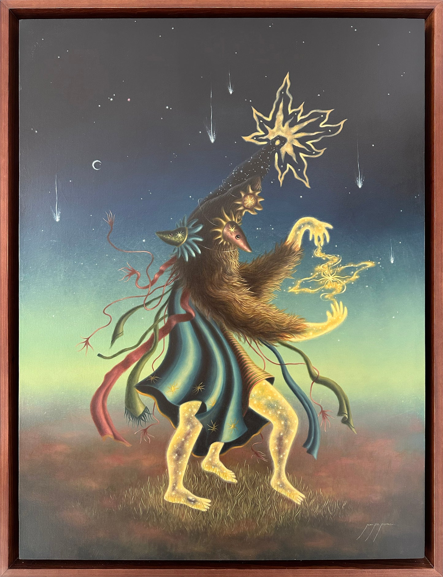 Juan Pedro Ponce – Danza Chamán / Óleo sobre tela – 90 x 120 cm – 1/1