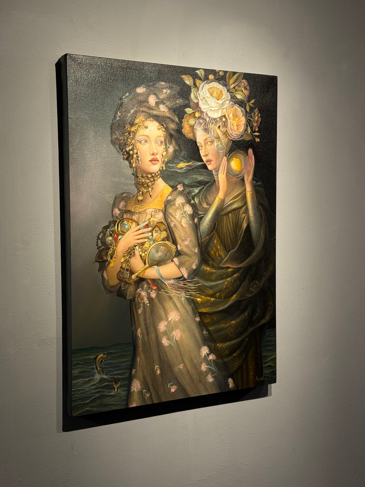 Armando Martinez – La elección / Óleo sobre tela – 60 x 85 cm – 1/1