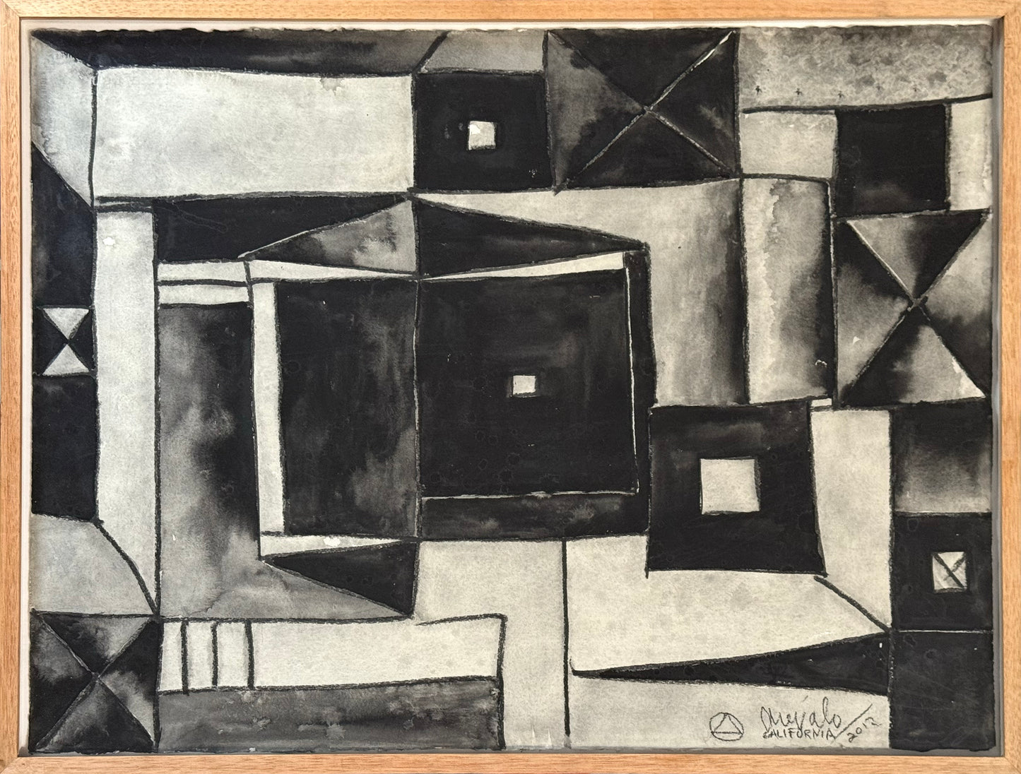 Javier Arévalo - De buena casa, buena brasa / Acuarela sobre papel - 56 x 75 cm