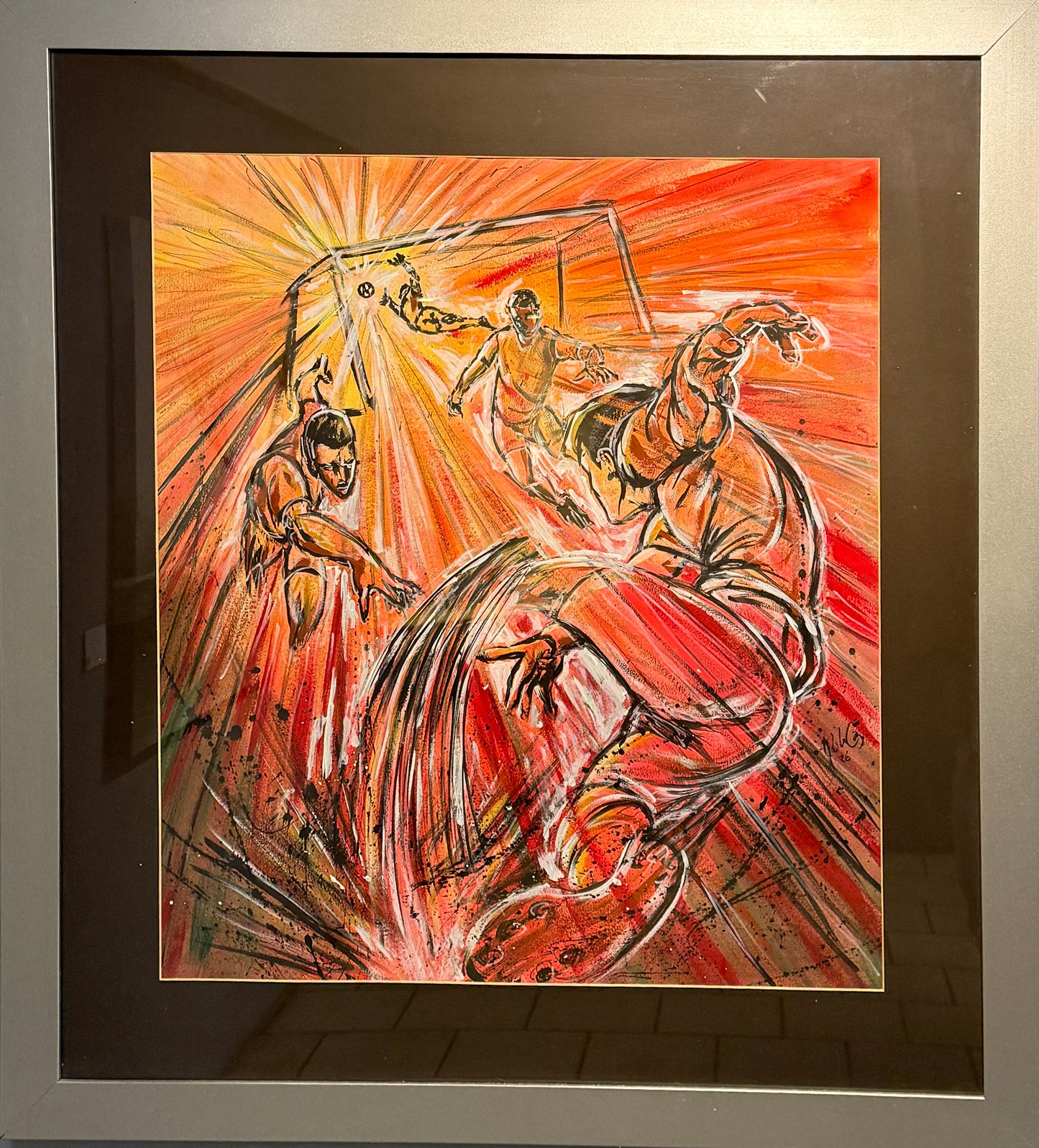 Juan De la Cruz – El grito detenido / Mixta sobre Papel – 62 x 72 cm – 46023