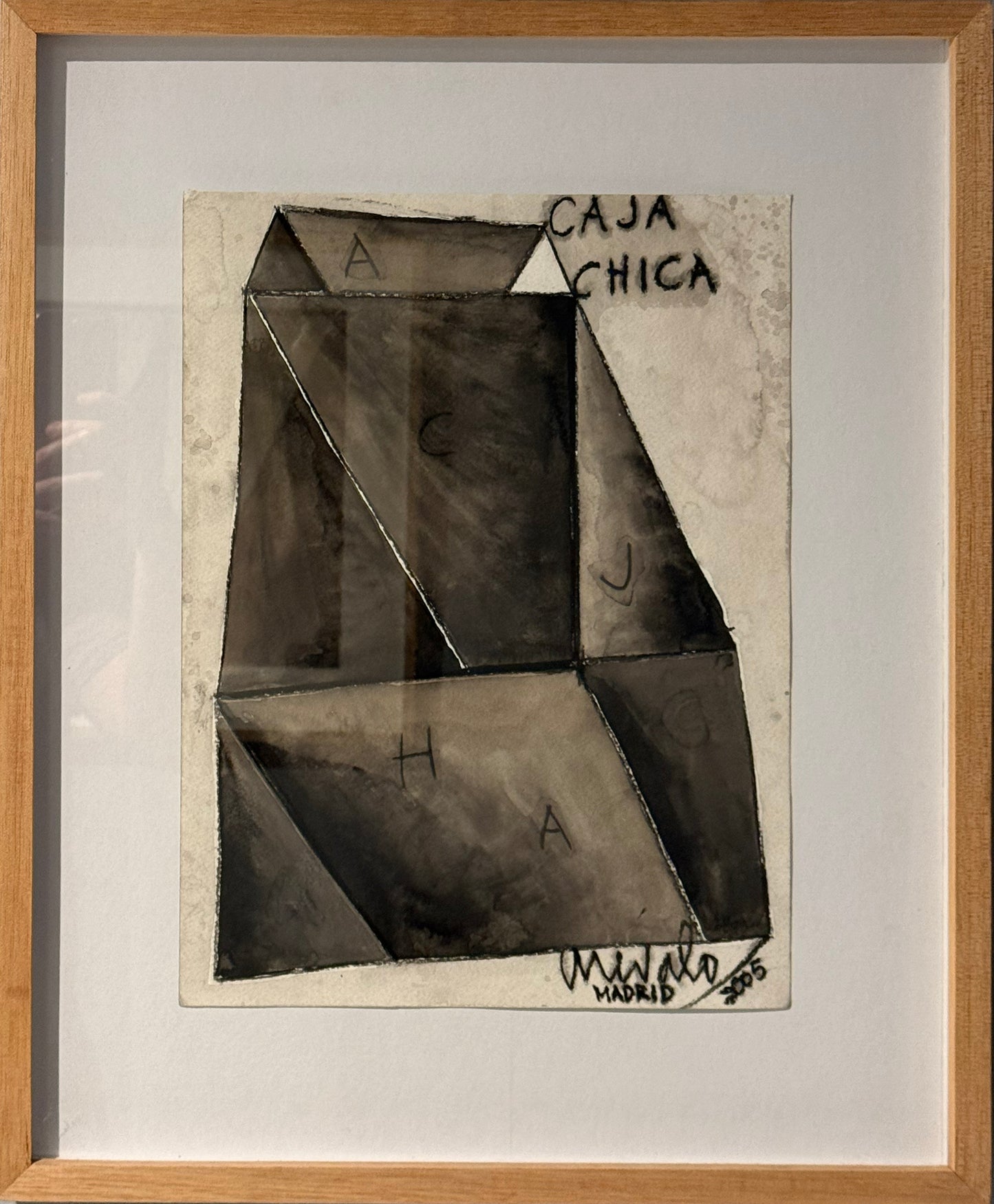 Javier Arévalo - Los peones son el alma del ajedrez / Acuarela sobre papel - 50 x 65 cm