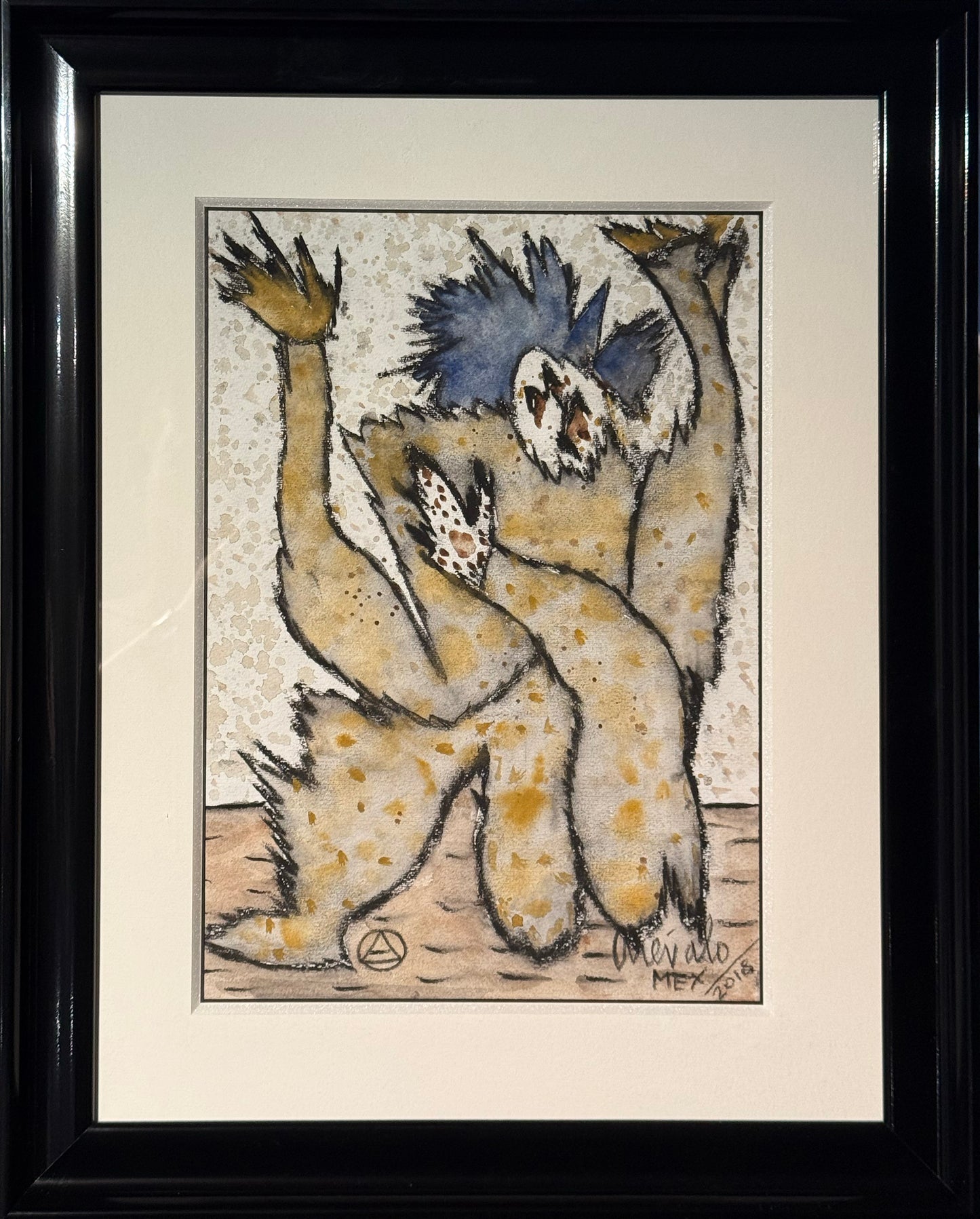 Javier Arévalo - ST (doble) / Acuarela sobre papel - 33 x 24 cm