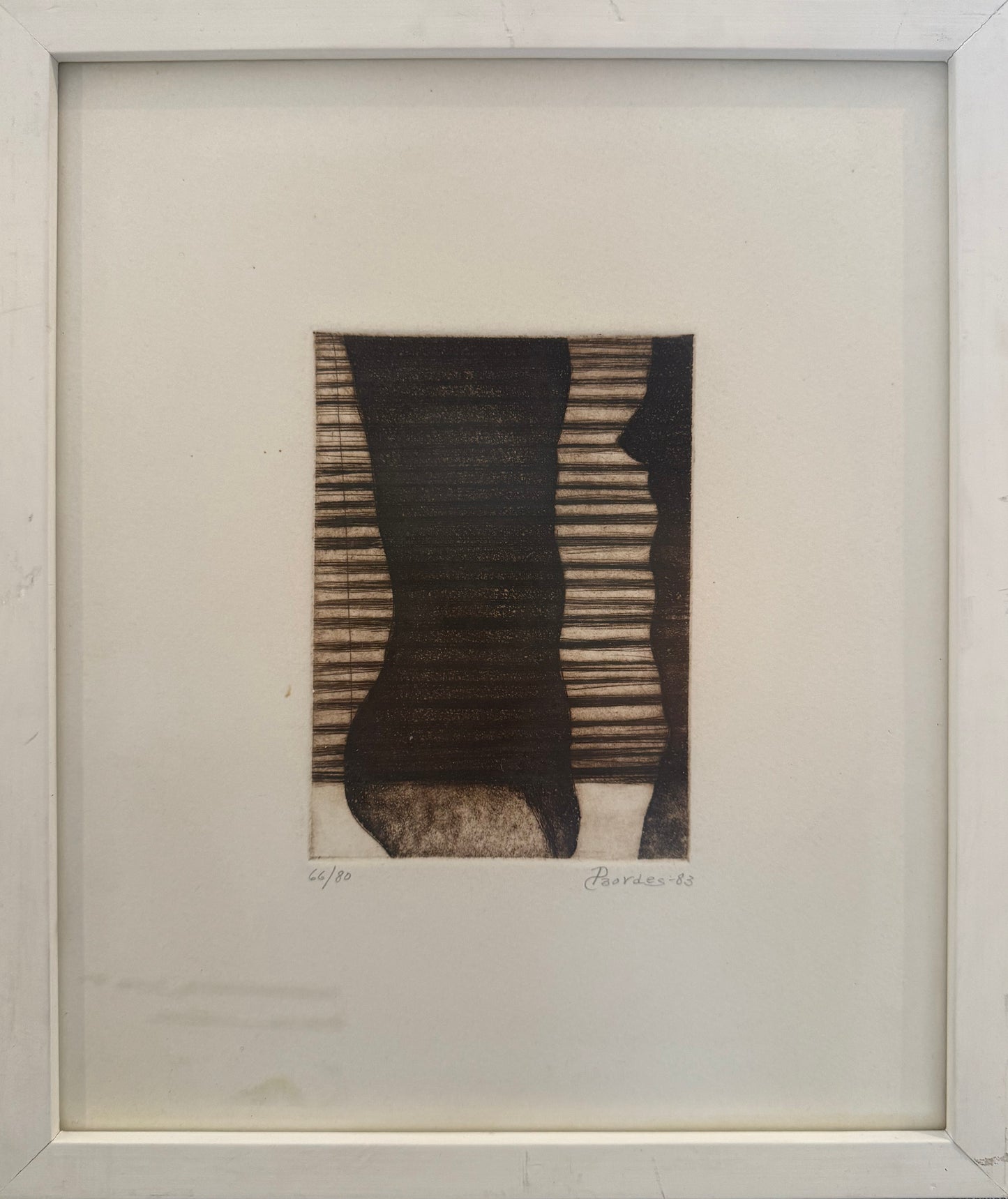 Pilar Bordes - Persianas / Grabado - 14,5 x 10,5 cm