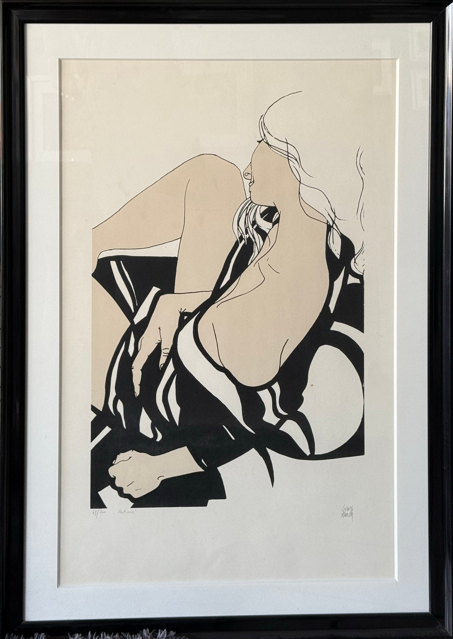 George Raugh - Patricia / Serigrafía - 86 x 55 cm