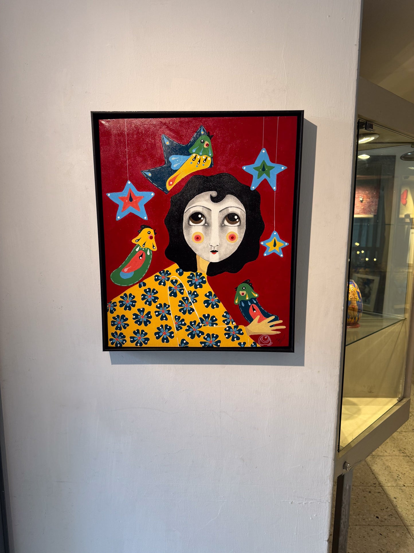 Lala Trewick – Reina de la estrellas / Mixta sobre lienzo – 50 x 60 cm – 1/1