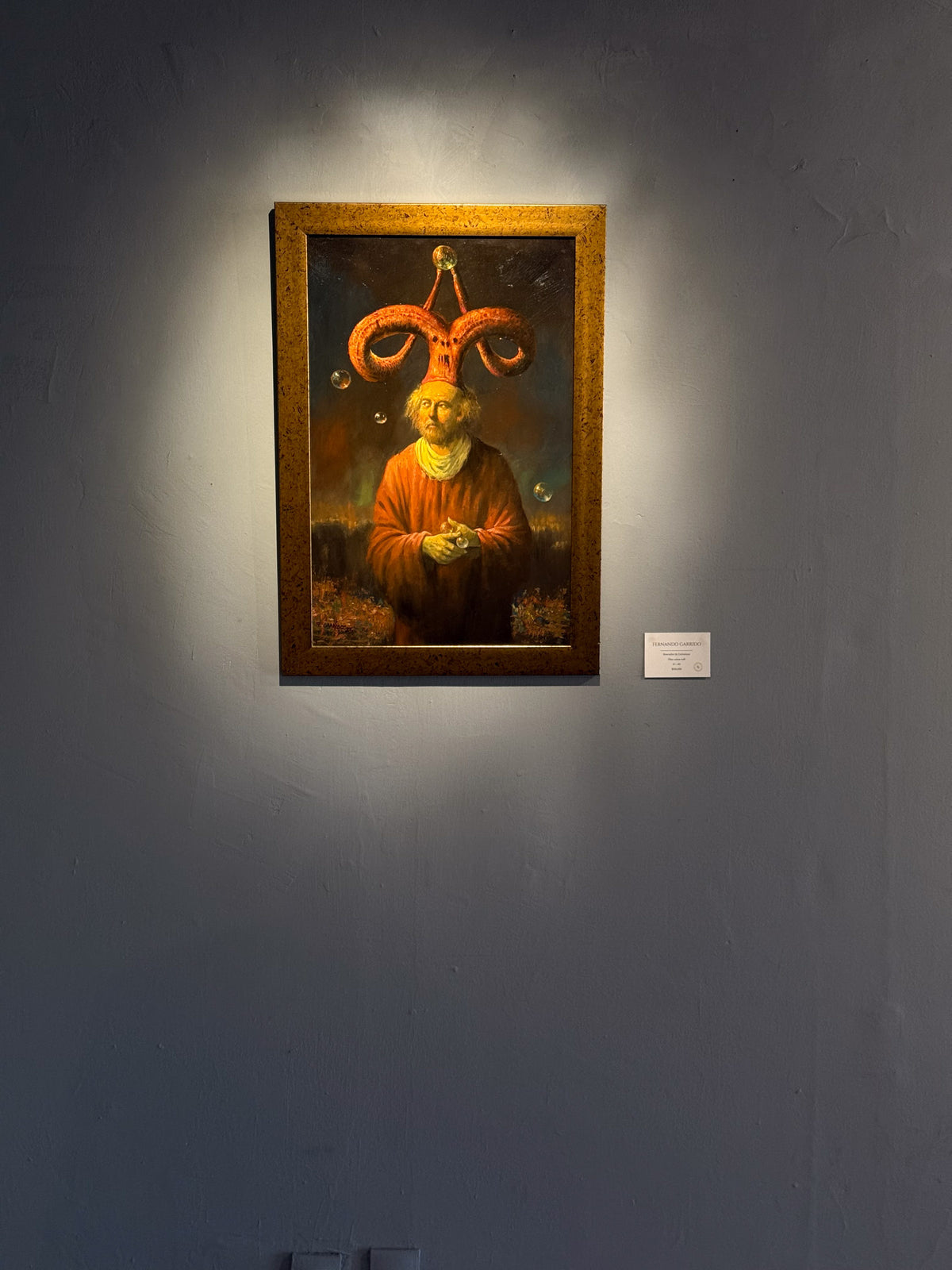 Fernando Garrido – Buscador de Universos / Óleo sobre mdf – 40 x 61 cm – 1/1