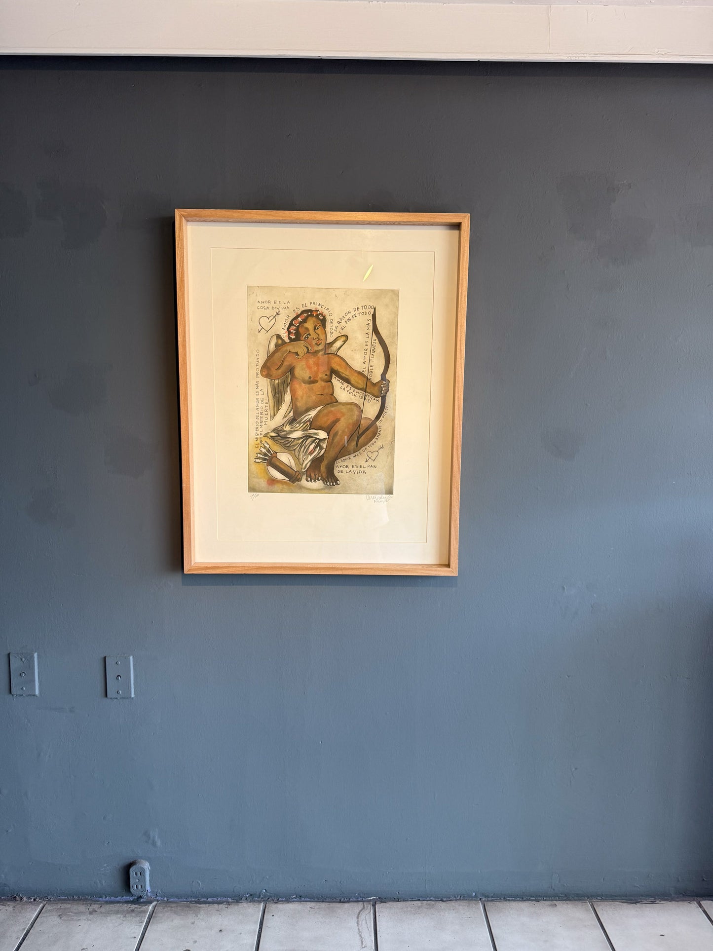 Javier Arévalo – Cupido / Grabado sobre papel – 40 x 54 cm – 34/100