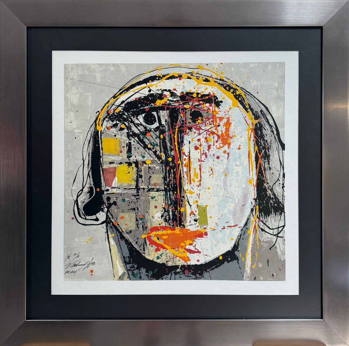 Serie P/A 1/8 / Vladimir Cora - Sin titulo 17 / Litografía - 50 x 50 cm