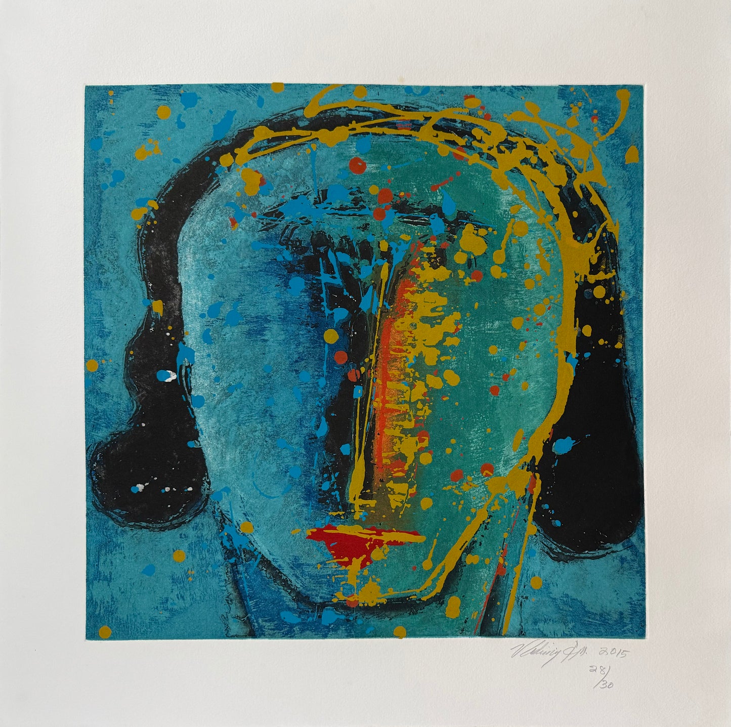 Serie 28/30 / Vladimir Cora - Sin titulo 31 / Grabado - 49 x 49 cm