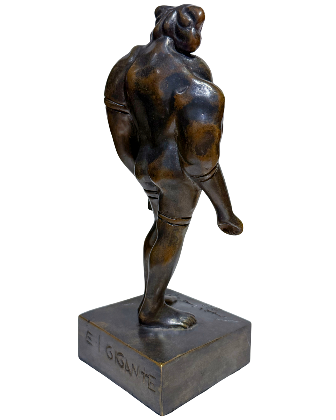Lote 25 - José Luis Cuevas - La giganta (1985) / Bronce a la cera perdida - 23 x 9 x 8 cm