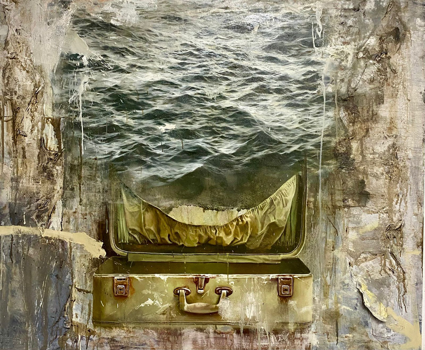 Lote 14 - Yoel Díaz - ST / Óleo sobre lienzo - 100 x 120 cm