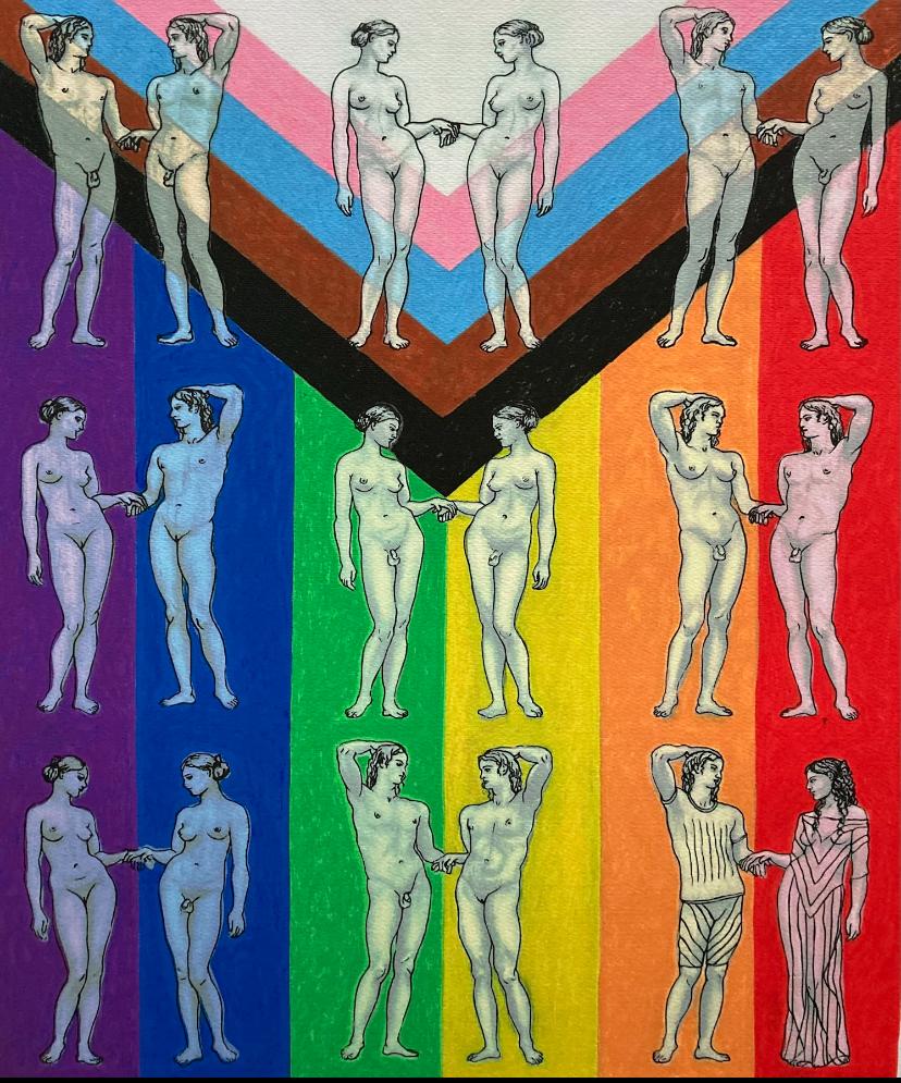 Carmen Bordes - Vive l’amour / Serigrafía sobre papel - 50 x 70 cm