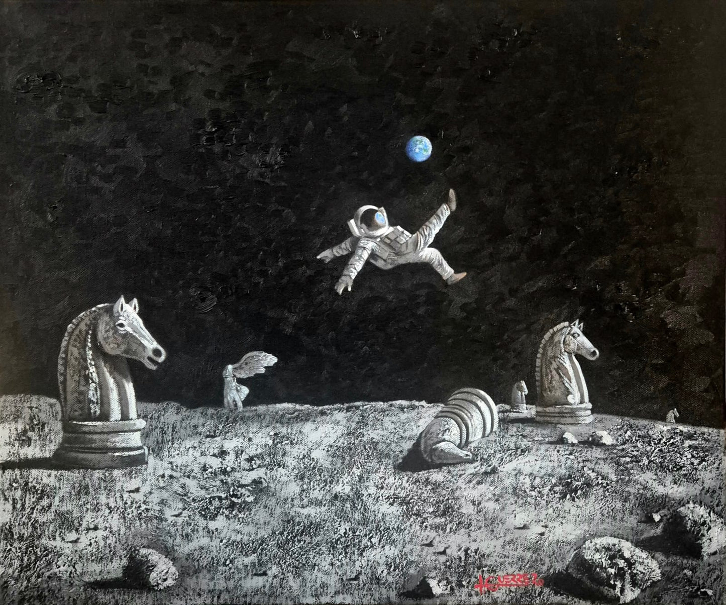 Ignacio Guerrero – El juego universal / Óleo sobre Tela – 60 x 50 cm – 46023
