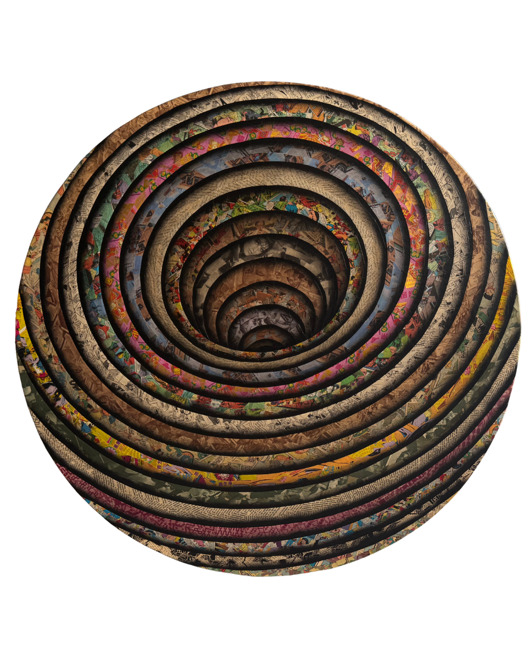 Lote 16 - Iskar - Principio / Fin / Mixta sobre tela - diam. 100 cm