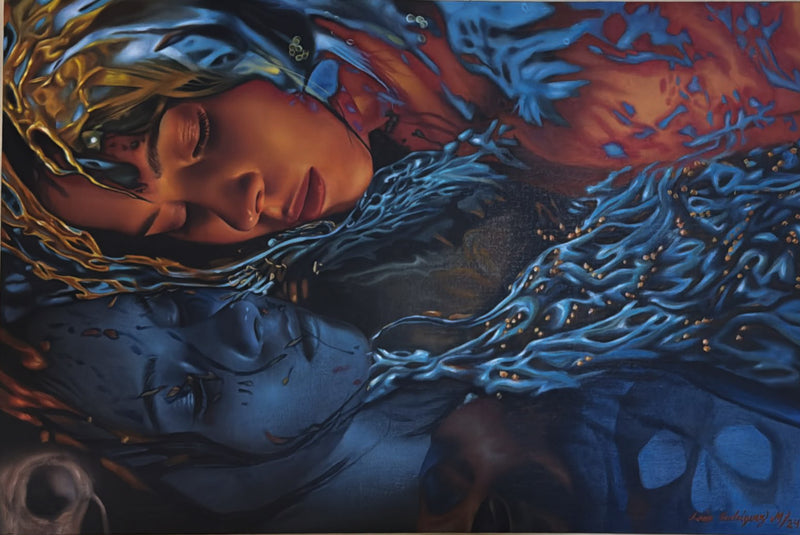 Adán Rodriguez – El sueño / Oleo sobre tela madera – 60 x 90 cm – 1/1