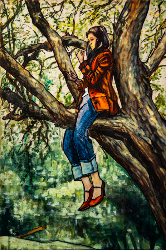 Marita Terriquez - ¿Qué es lo permanente? / Acrílico  sobre tela  - 60 x 40 cm