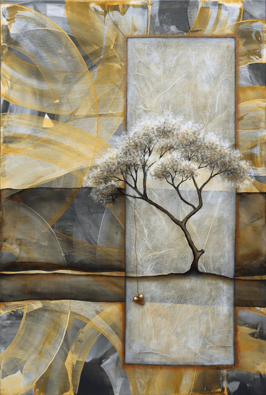 Blanca Garza – Fidelidad natural  / Mixta sobre tela – 60 x 90 cm – 1/1