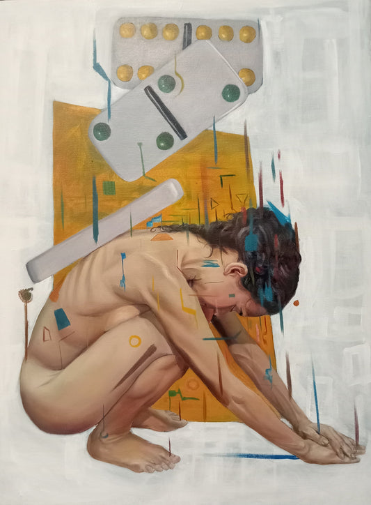 Lote 54: Anton Ayala - La carga / Mixta sobre lienzo - 80 x 60 cm