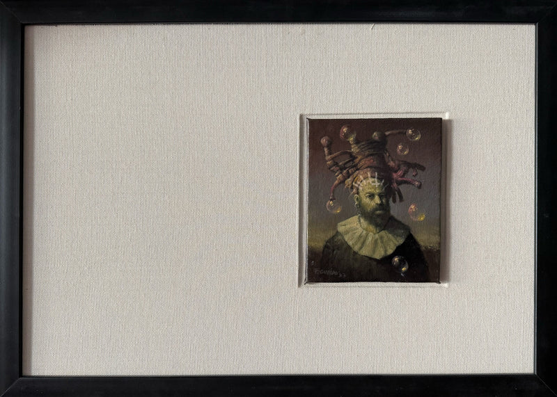 Fernando Garrido – Brujo / Óleo sobre tela – 17 x 20 cm – 1/1