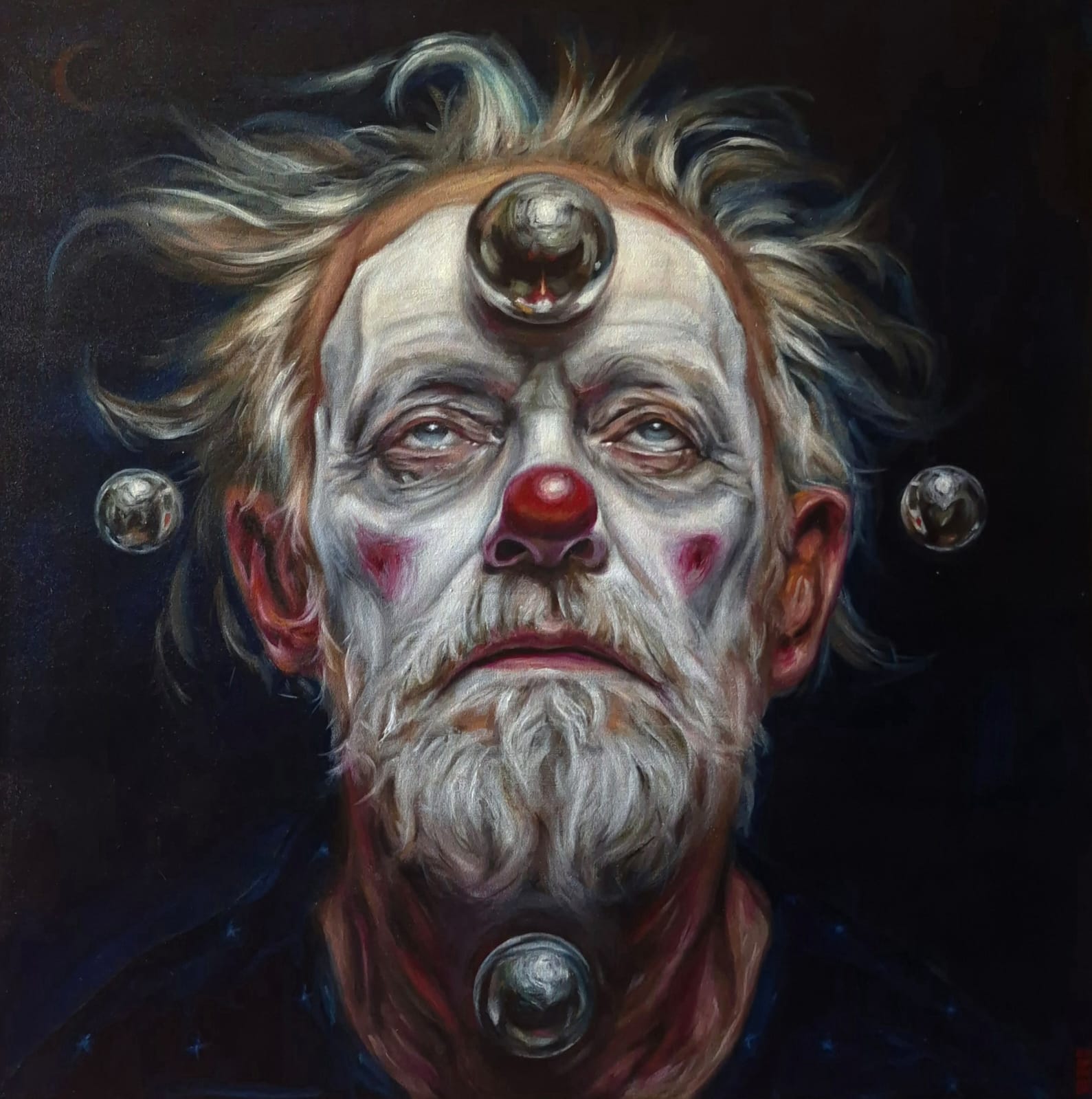 Antonio Fajama – Redencion / Óleo sobre tela – 90 x 90 cm – 1/1