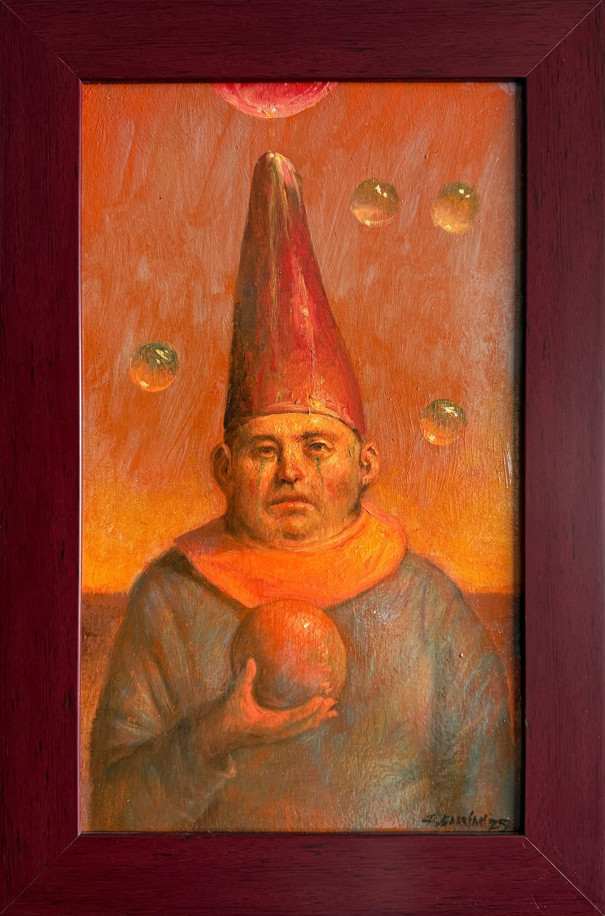 Fernando Garrido – Lluvia Roja / Óleo sobre tela – 24 x 40 cm – 1/1