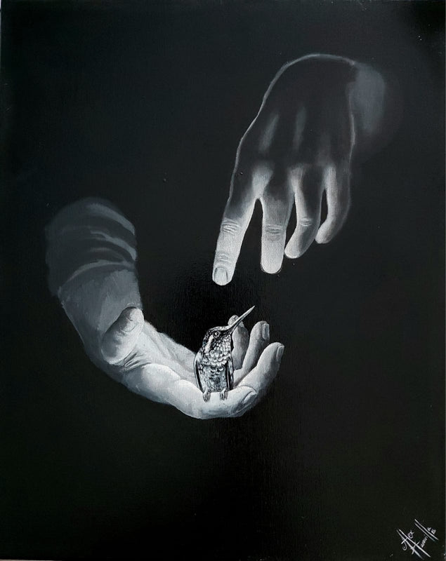 Alex Maravilla  – Luz  / Acrílico  sobre tela – 40 x 50 cm – 1/1