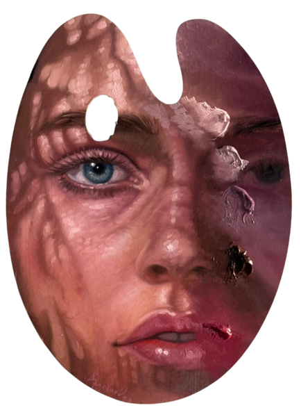 Rosario Lazcano – Materia prima / Óleo sobre madera – 30 x 40 cm – 1/1