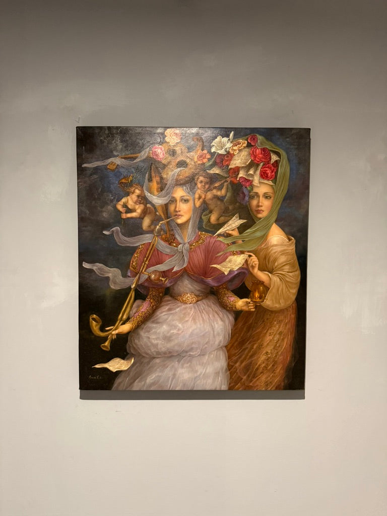 Armando Martinez – Melodías divinas / Óleo  sobre tela – 65 x 75 cm – 1/1