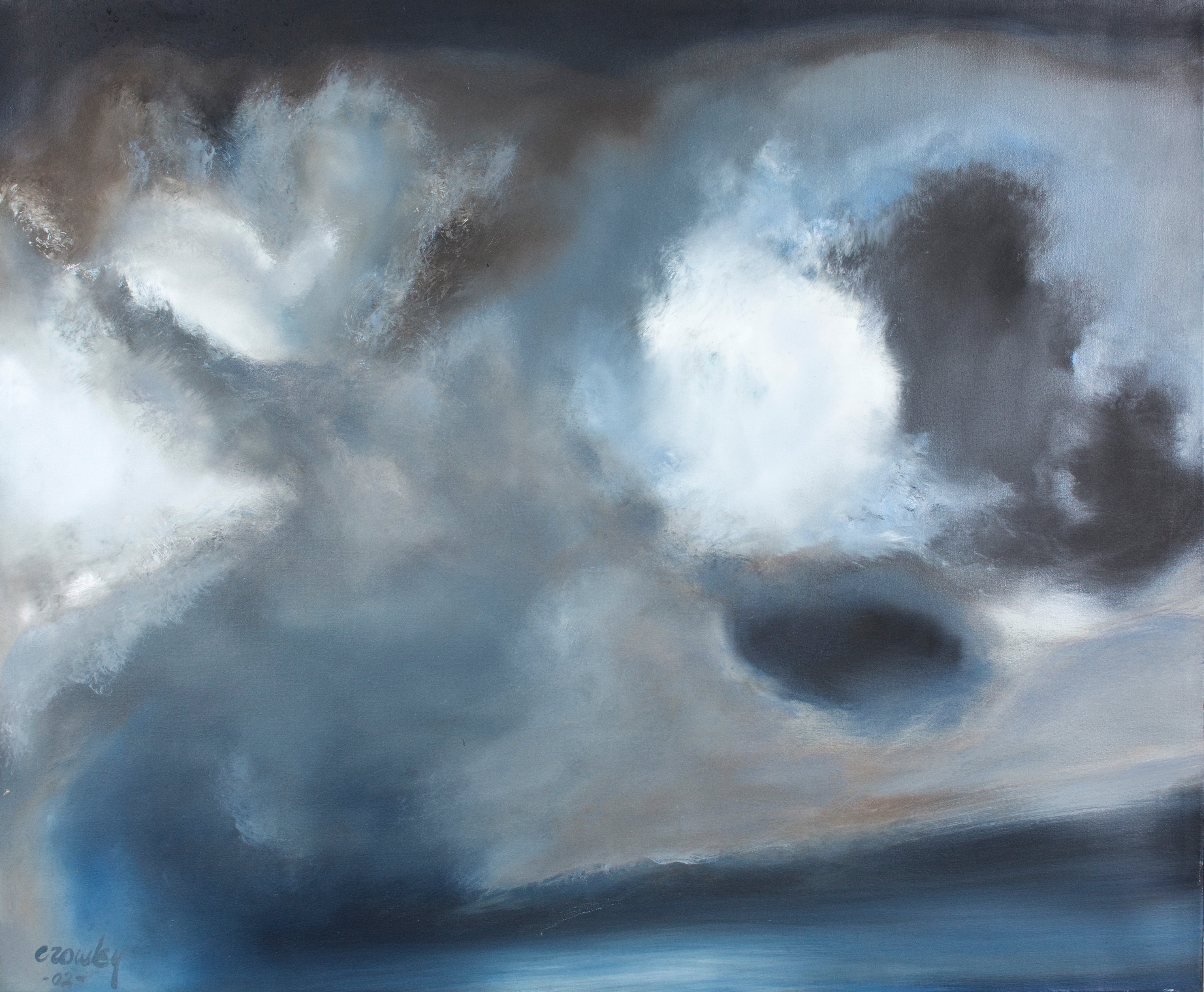 Victor Crowley – Caos / Óleo sobre tela – 100 x 90 cm – 1/1