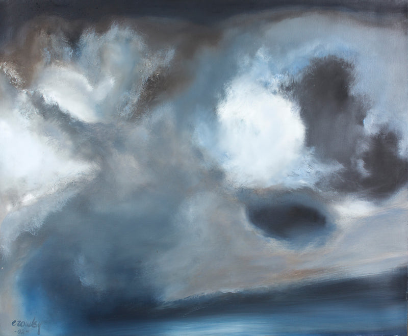 Victor Crowley – Caos / Óleo sobre tela – 100 x 90 cm – 1/1