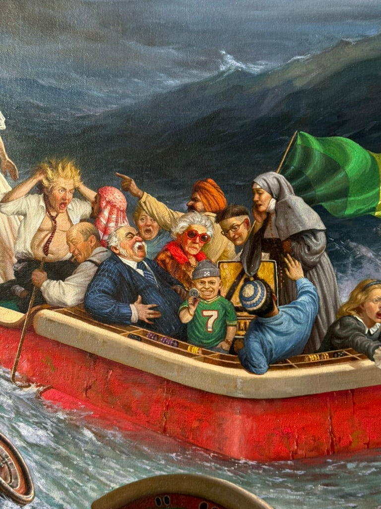 Diego Ayala – Naufragio / Óleo sobre tela – 140 x 120 cm – 1/1