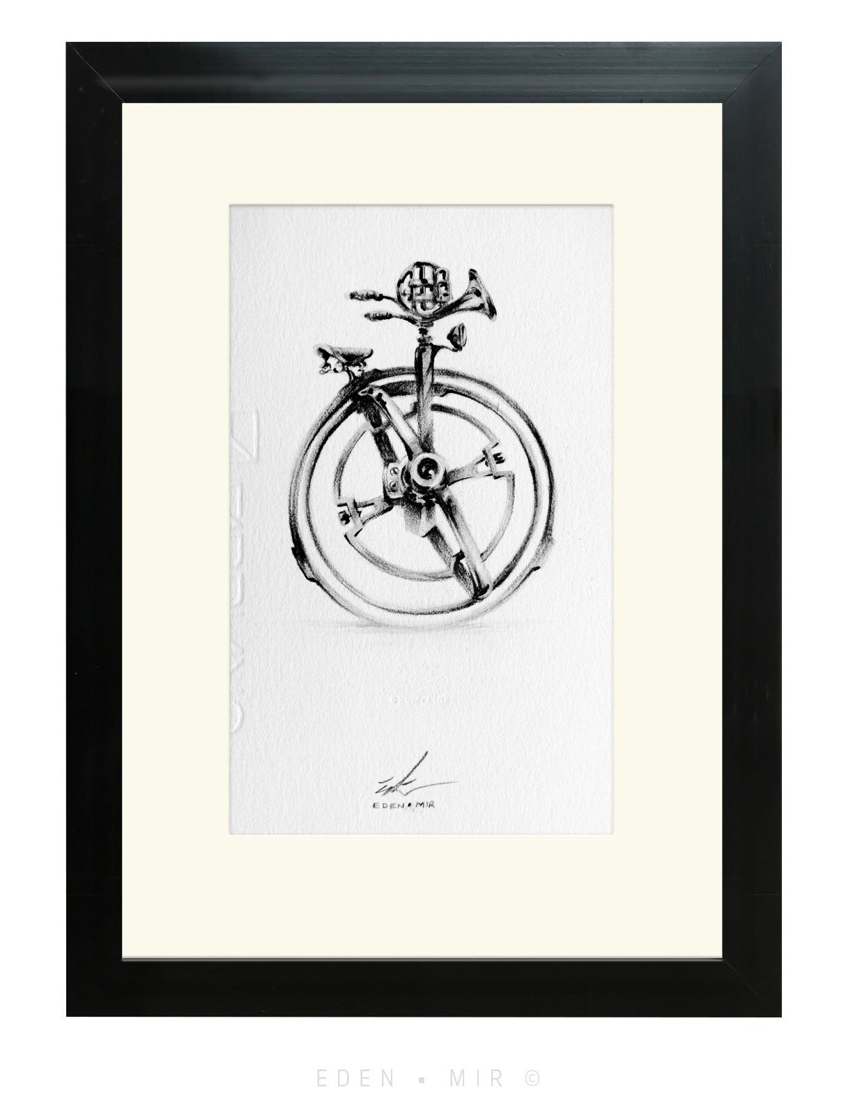 Eden Mir  – Cronociclo / Grafito sobre papel fabriano – 11 x 19 cm – 1/1