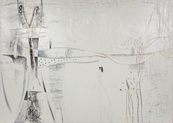 Tomás Pineda Matus – Los sonidos del viento / Óleo sobre tela sobre tela – 140 x 100 cm – 1/1