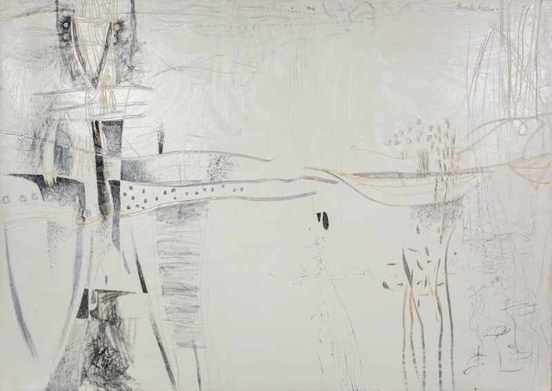 Tomás Pineda Matus – Los sonidos del viento / Óleo sobre tela sobre tela – 140 x 100 cm – 1/1