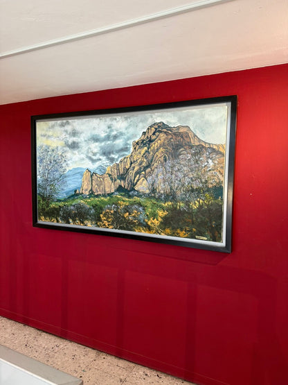 Bruno Schwebel – Tepozteco / Óleo sobre tela – 150 x 70 cm – 1/1