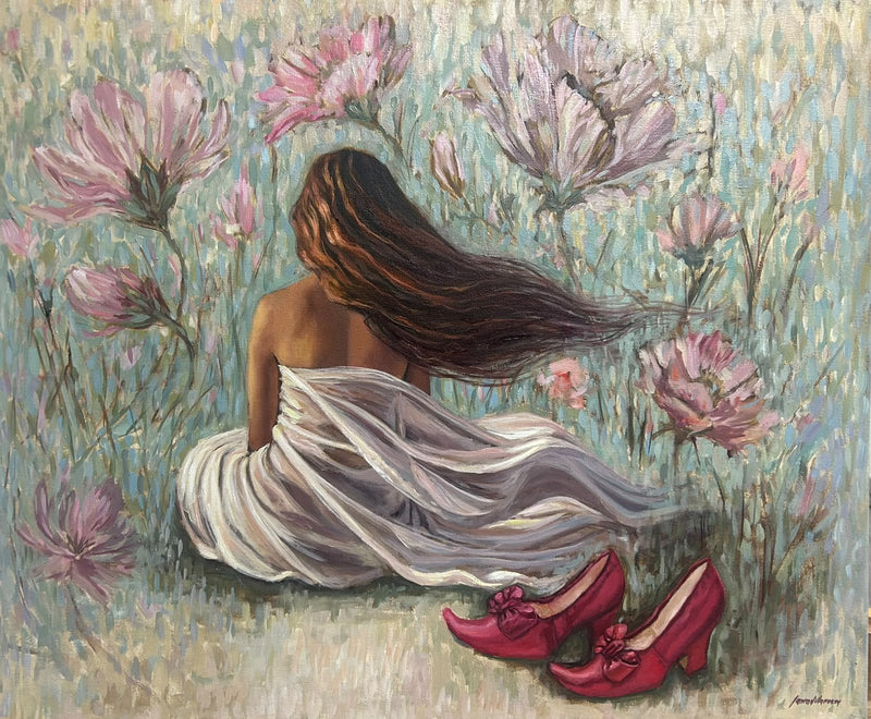 Laura Villanueva – Jardin de fragancias  / Óleo sobre tela – 60 x 50 cm – 1/1