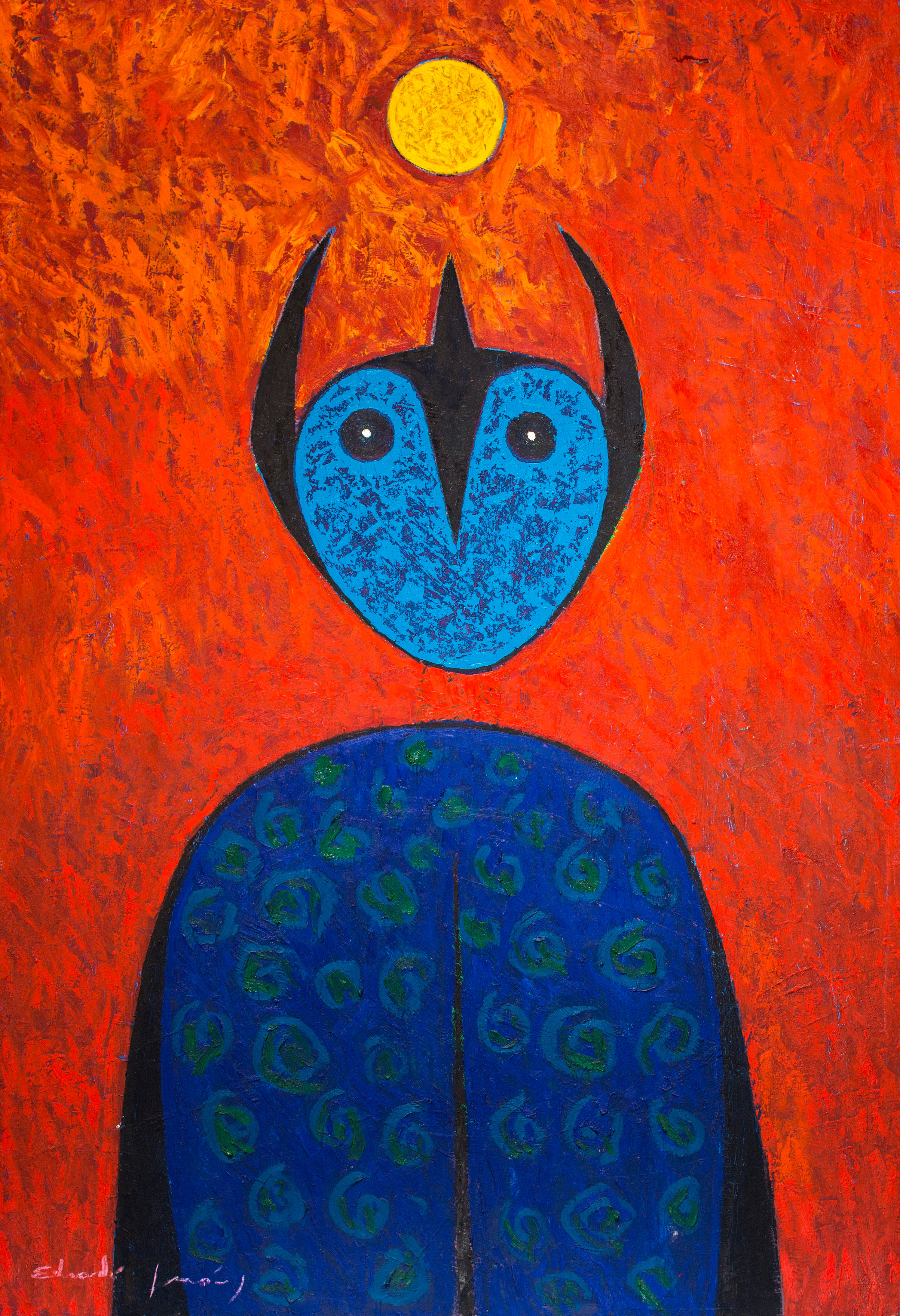 Eduardo Juarez  - ST. Fondo rojo  / Óleo sobre tela – 80 x 120 cm – 1/1