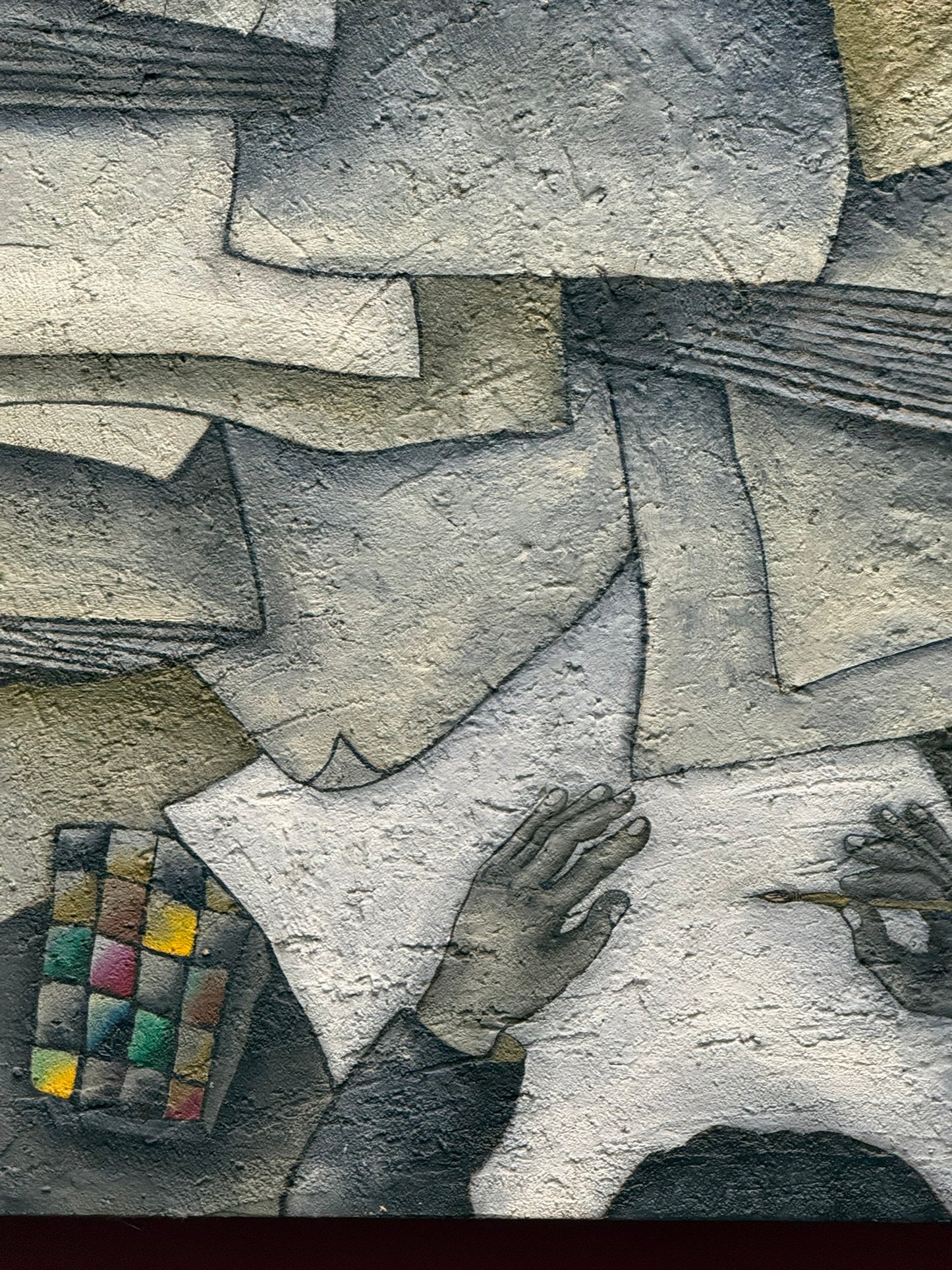 Esteban Arévalo – Autorretrato Esteban / Óleo sobre tela – 150 x 200 cm – 1/1