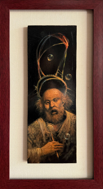 Fernando Garrido – Sabio / Óleo sobre masonite – 16 x 47 cm – 1/1