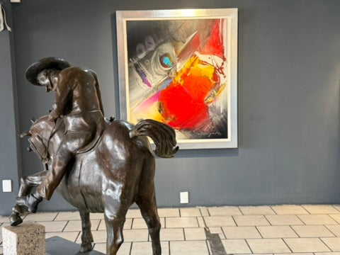Javier Arévalo – El caballazo / Bronce a la cera perdida – 106 x 120 x 120 cm – P/A