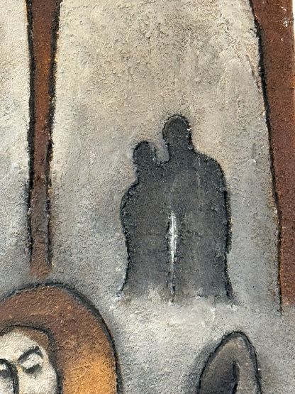 Esteban Arévalo – Músico en Barcelona / Óleo sobre tela – 110 x 135 cm – 1/1