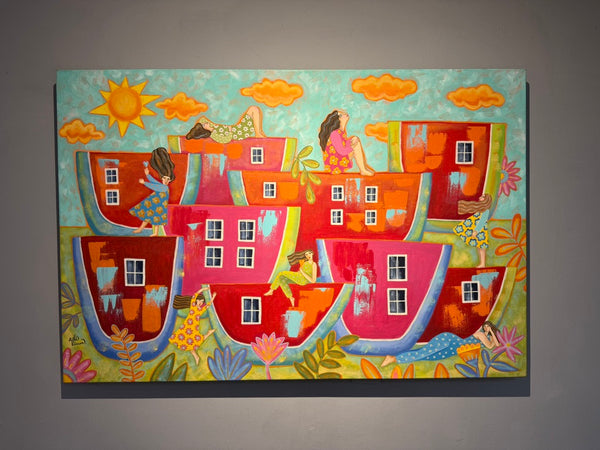 Adi Rivera – El País de las delicias / Acrílico sobre tela – 120 x 80 cm – 1/1